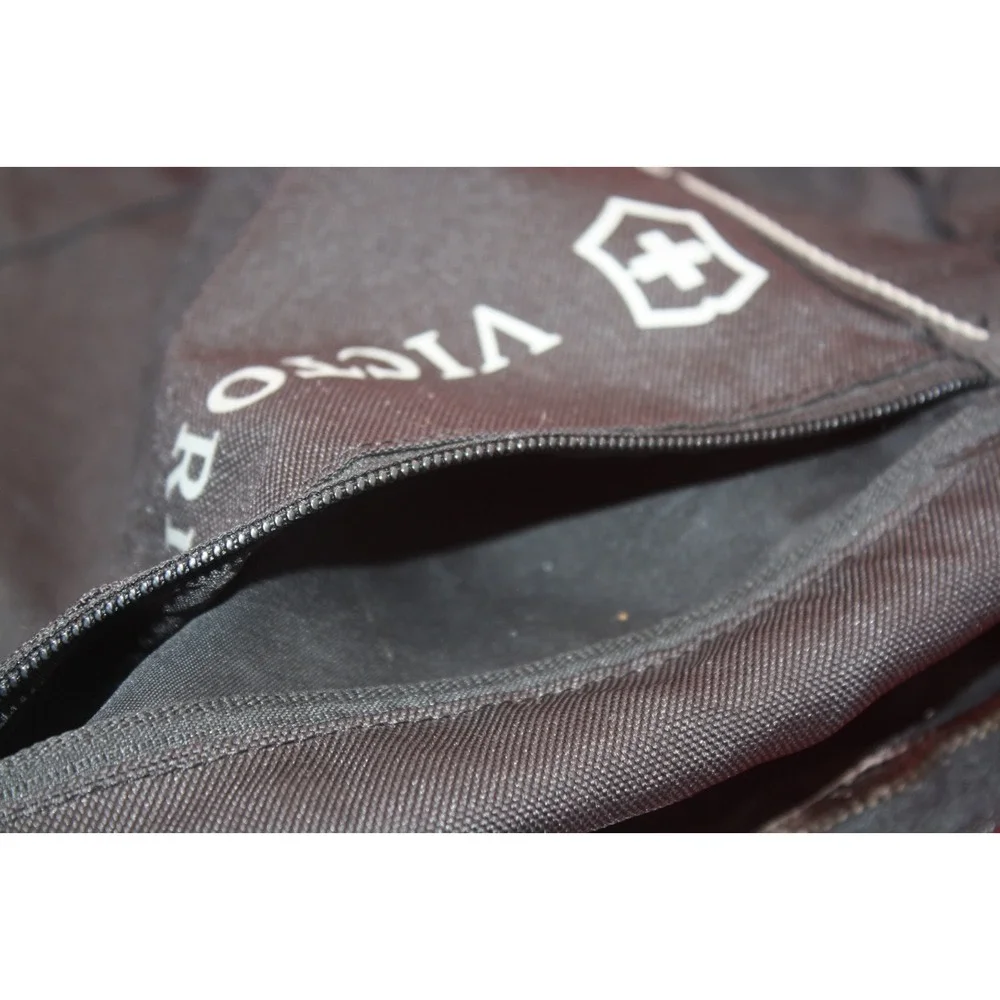 Victorinox Swiss Army Black Nylon Pouch Duffle Travel Bag No Shoulder Strap